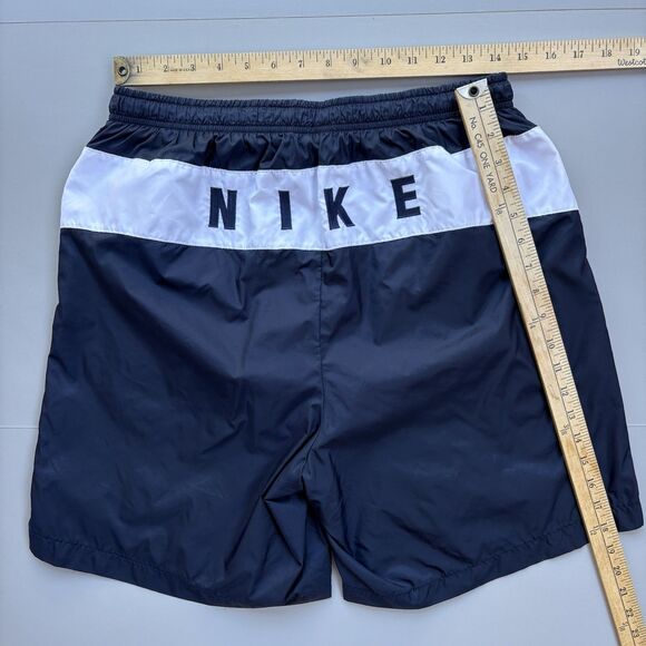Vintage Nike Men Large Mesh Lined Athletic Shorts Spell Out Nylon Y2K 2000s - Picture 6 of 12